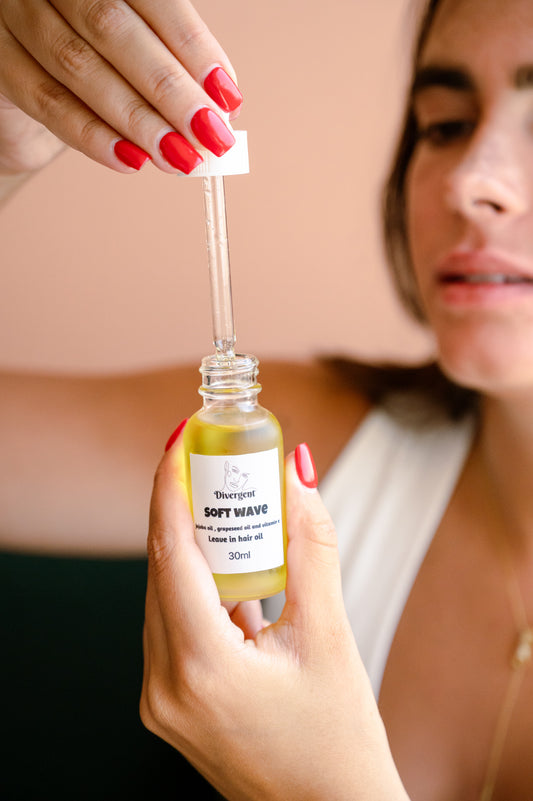 Soft wave oil for hair and face