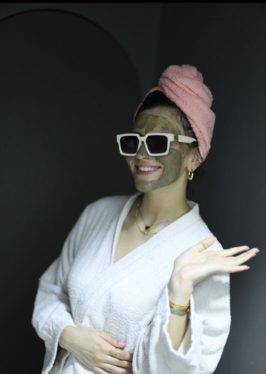 Green clay mask